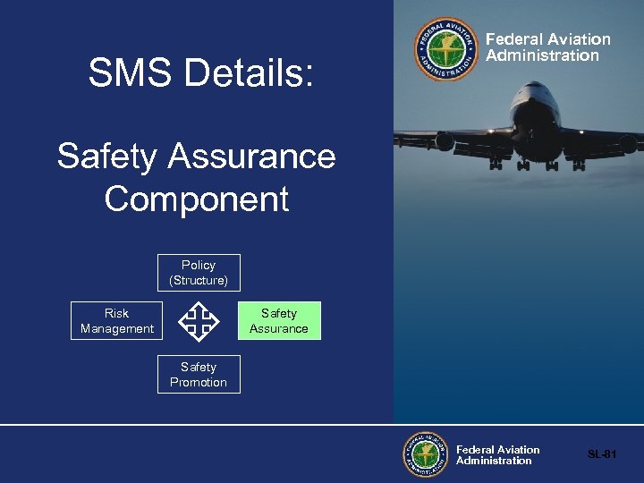 SMS Details: Federal Aviation Administration Safety Assurance Component Policy (Structure) Risk Management Safety Assurance