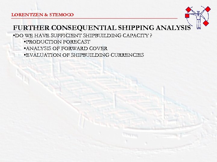 LORENTZEN & STEMOCO _______________________ FURTHER CONSEQUENTIAL SHIPPING ANALYSIS • DO WE HAVE SUFFICIENT SHIPBUILDING