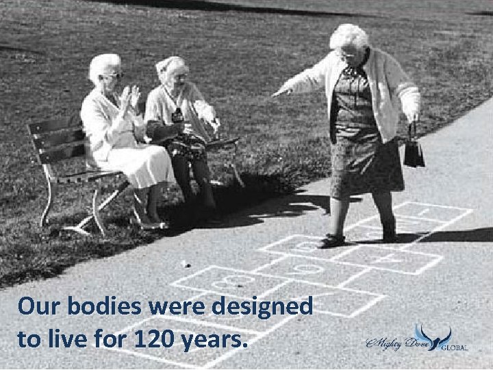 Our bodies were designed to live for 120 years. 