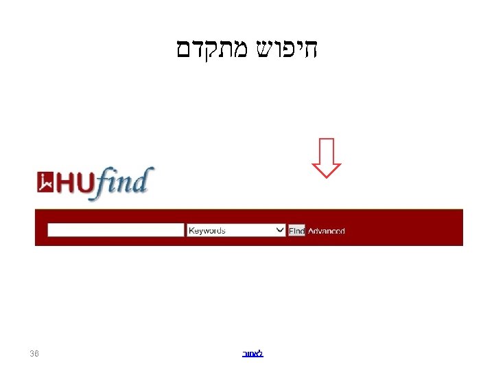  חיפוש מתקדם לאחור 63 