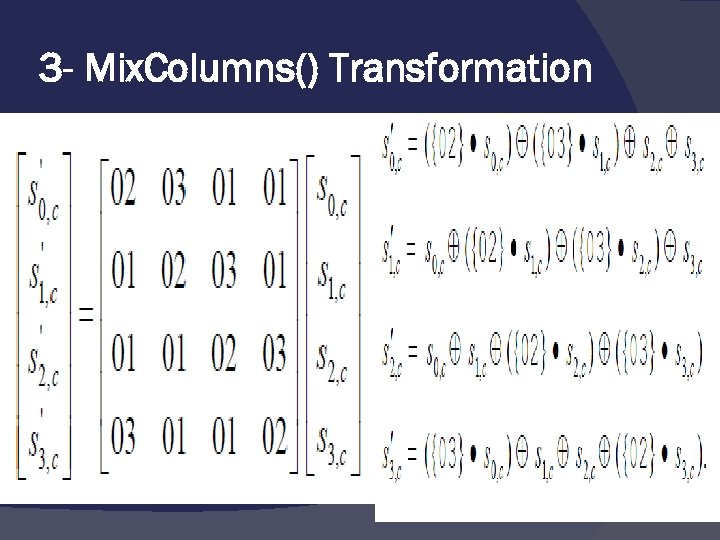 3 - Mix. Columns() Transformation 