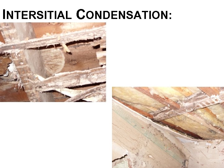 INTERSITIAL CONDENSATION: 