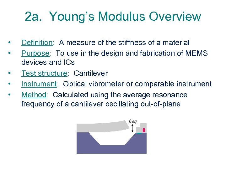 2 a. Young’s Modulus Overview • • • Definition: A measure of the stiffness