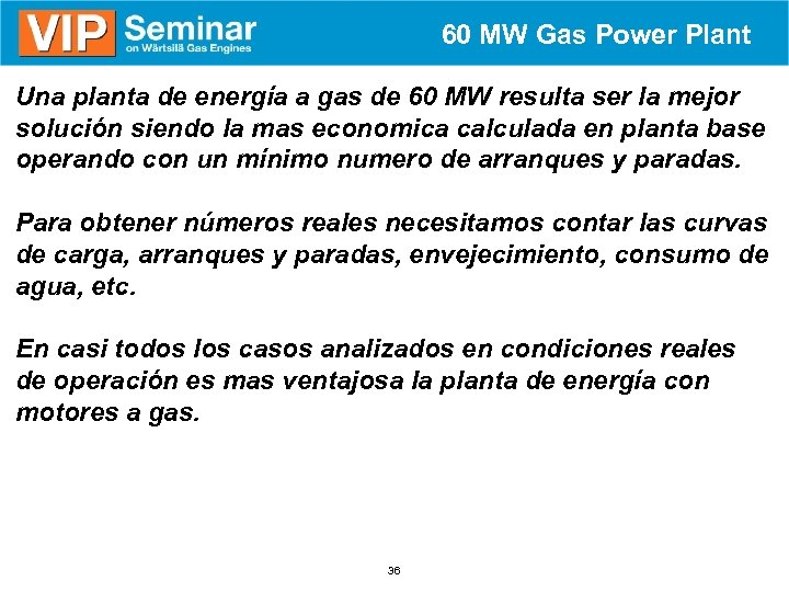 60 MW Gas Power Plant Una planta de energía a gas de 60 MW
