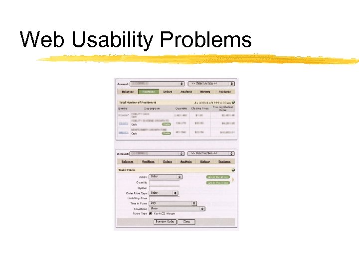 Web Usability Problems 