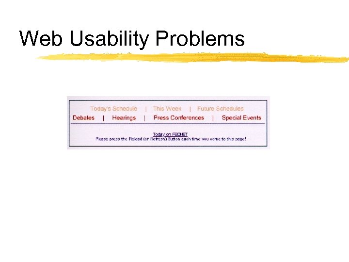 Web Usability Problems 