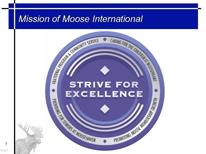 Mission of Moose International 7 11/17 