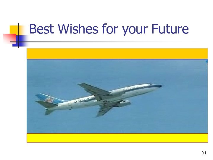 Best Wishes for your Future 31 