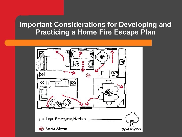 Important Considerations for Developing and Practicing a Home Fire Escape Plan 