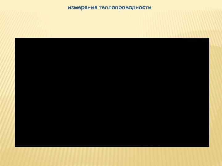 измерение теплопроводности 
