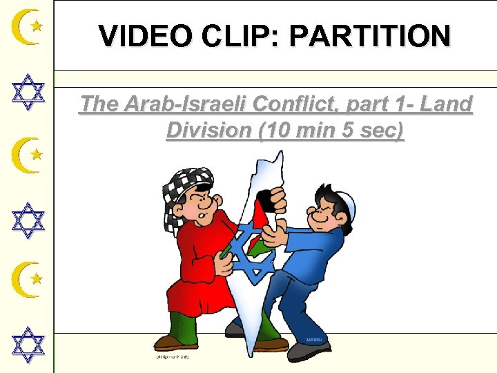 VIDEO CLIP: PARTITION The Arab-Israeli Conflict, part 1 - Land Division (10 min 5
