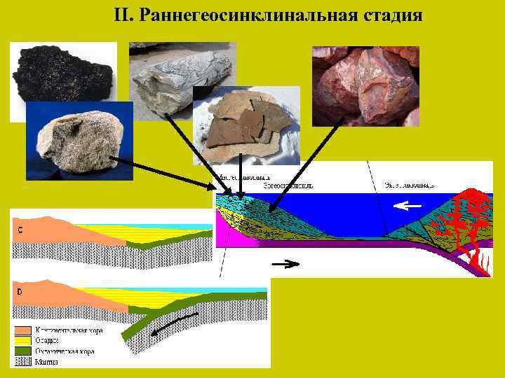 II. Раннегеосинклинальная стадия 