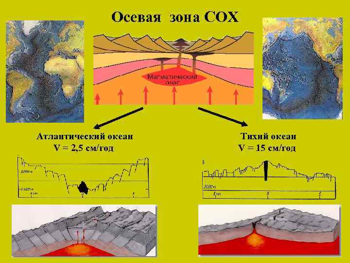 Зоны срединно океанических хребтов