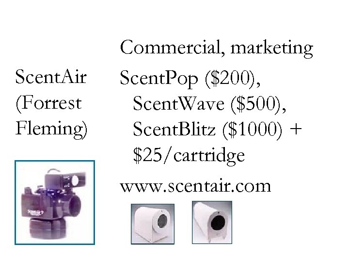 Scent. Air (Forrest Fleming) Commercial, marketing Scent. Pop ($200), Scent. Wave ($500), Scent. Blitz