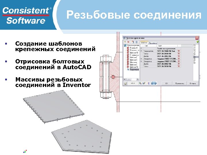 Резьбовые соединения § Создание шаблонов крепежных соединений § Отрисовка болтовых соединений в Auto. CAD