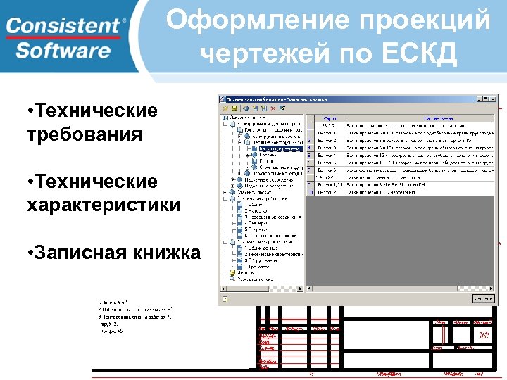 Оформление проекций чертежей по ЕСКД • Технические требования • Технические характеристики • Записная книжка