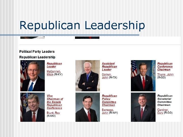 Republican Leadership 