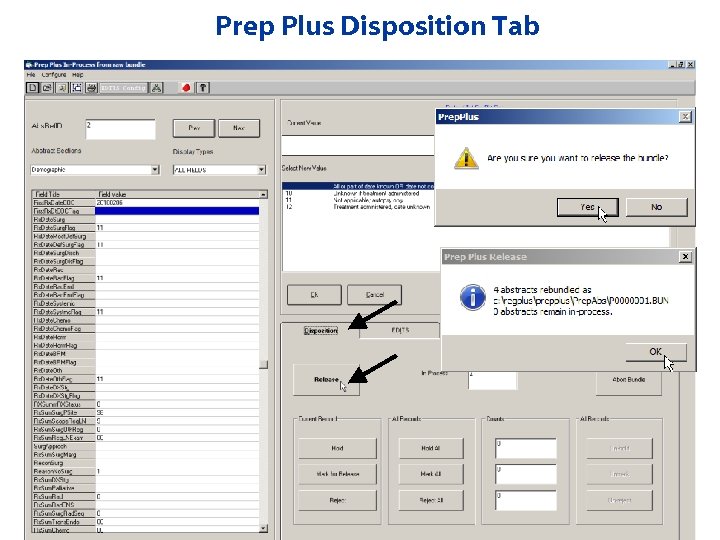 Prep Plus Disposition Tab 