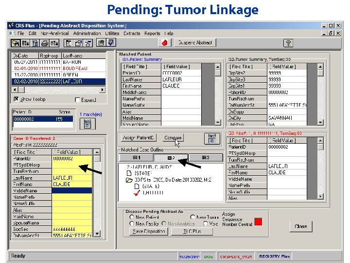 Pending: Tumor Linkage 