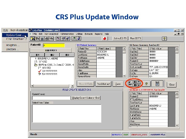 CRS Plus Update Window 