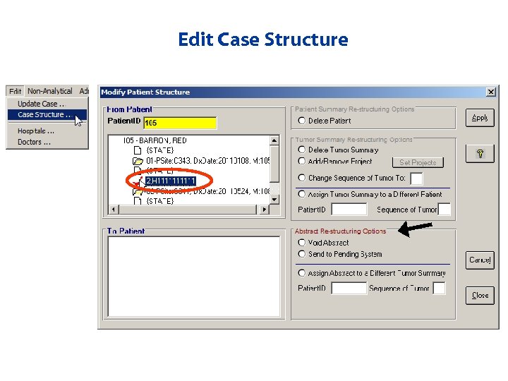 Edit Case Structure 