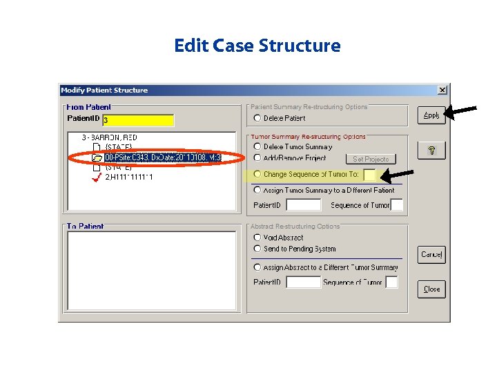 Edit Case Structure 