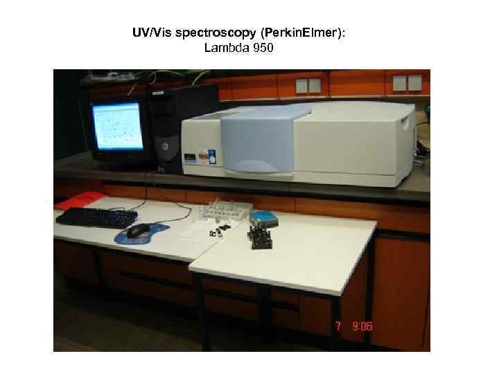 UV/Vis spectroscopy (Perkin. Elmer): Lambda 950 
