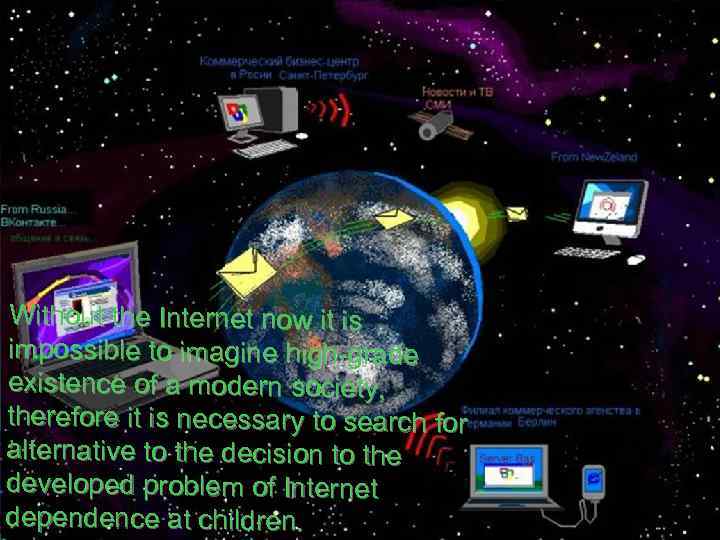 Without the Internet now it is impossible to imagine high-grade existence of a modern