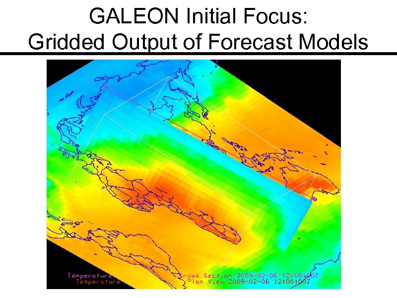GALEON Initial Focus: Gridded Output of Forecast Models WCS is ideal for this scientific
