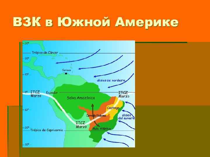 ВЗК в Южной Америке 