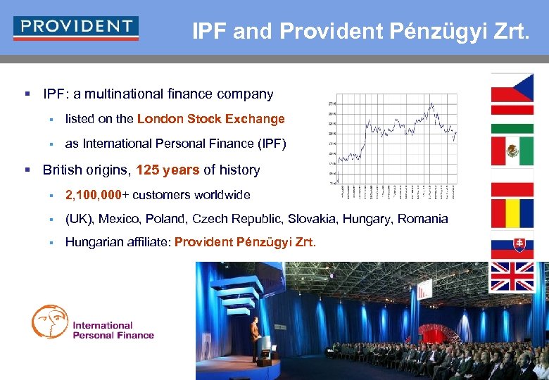 IPF and Provident Pénzügyi Zrt. § IPF: a multinational finance company § listed on