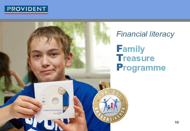 Financial literacy Family Treasure Programme 58 