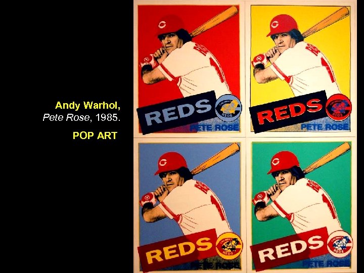 Andy Warhol, Pete Rose, 1985. POP ART 