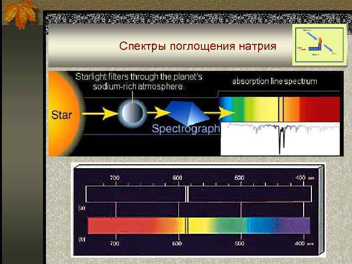 Спектры поглощения натрия 