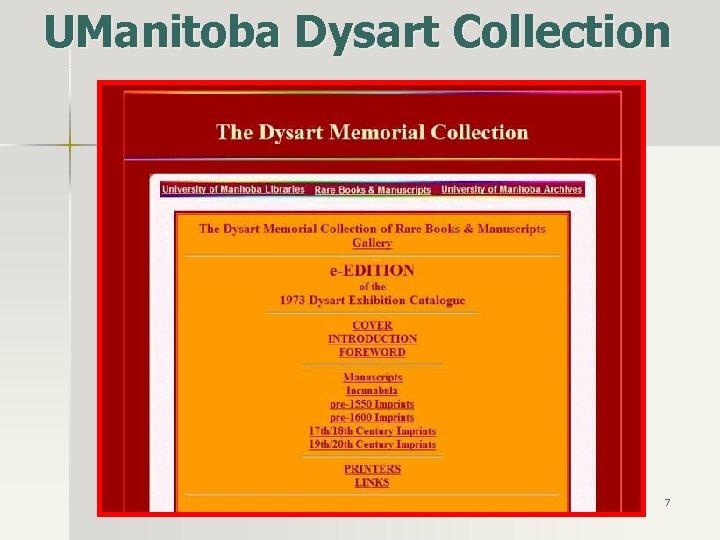 UManitoba Dysart Collection 7 