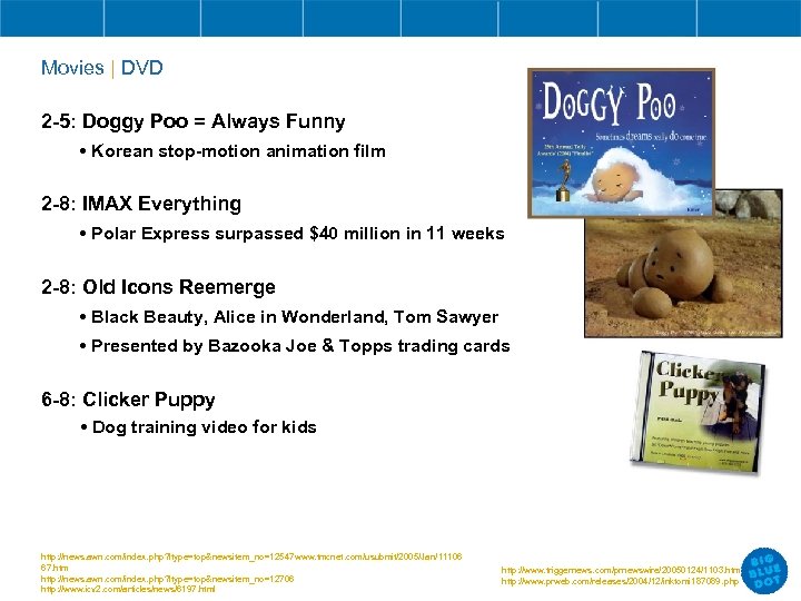 Movies | DVD 2 -5: Doggy Poo = Always Funny • Korean stop-motion animation