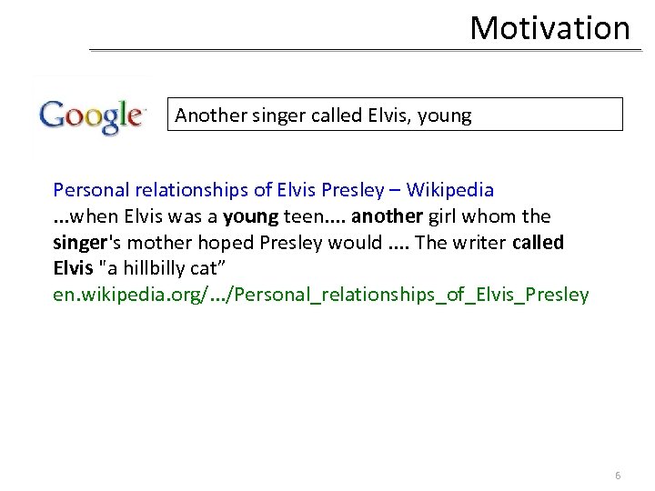 Motivation Another singer called Elvis, young Personal relationships of Elvis Presley – Wikipedia. .