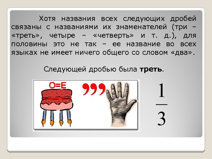 Хотя половину. Аликвотные дроби 1/6. Слова связанные с дробями. Аликвотные дроби в других странах. Все слова которые связаны с дробями.