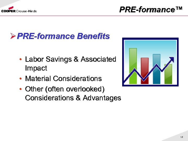PRE-formance™ Ø PRE-formance Benefits PRE-formance • Labor Savings & Associated Impact • Material Considerations