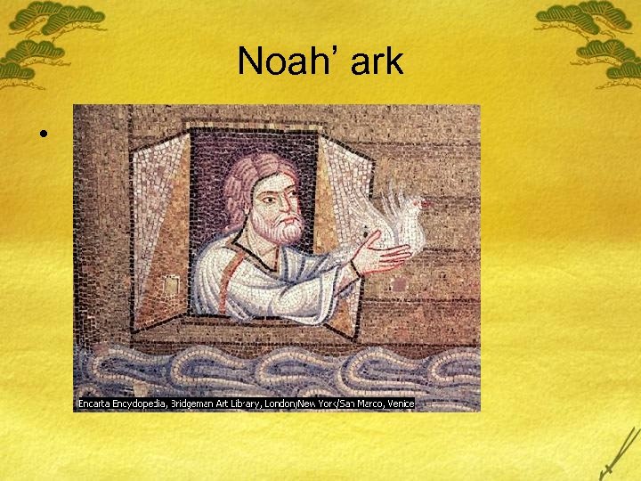 Noah’ ark • 