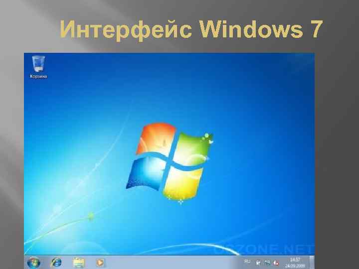 Интерфейс Windows 7 
