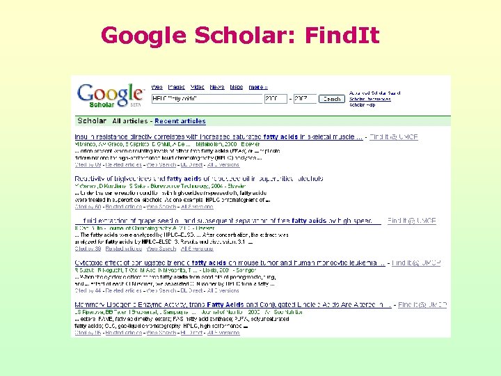 Google Scholar: Find. It 