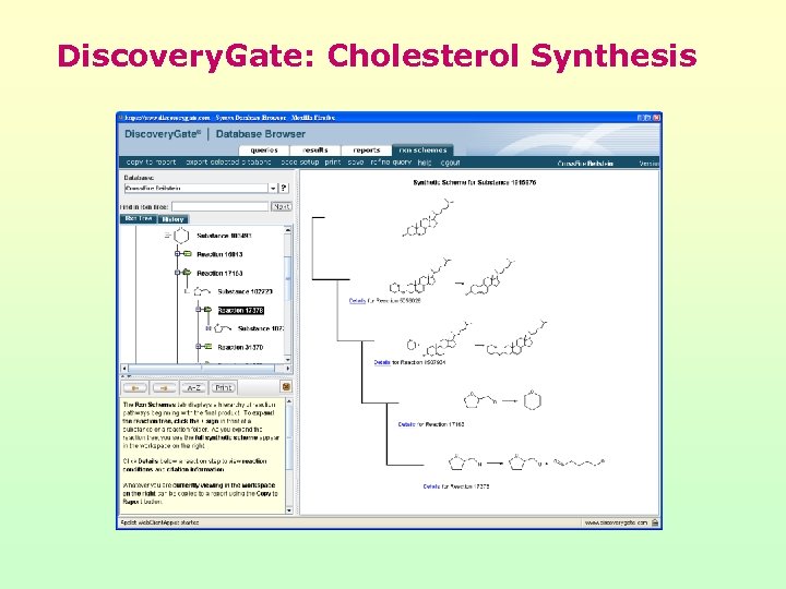 Discovery. Gate: Cholesterol Synthesis 
