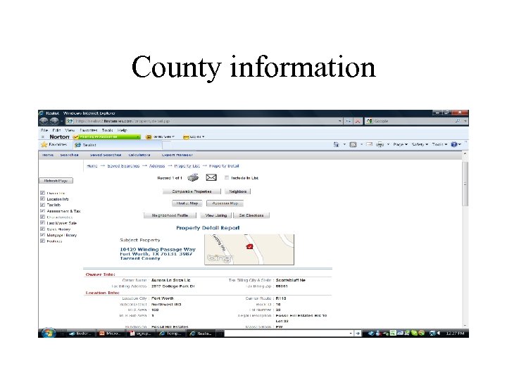 County information 