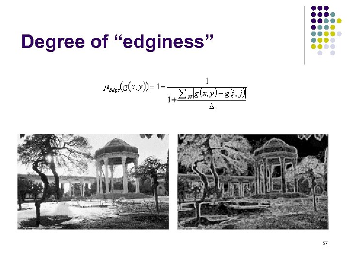 Degree of “edginess” 37 