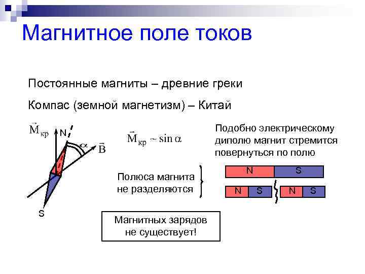 2 магнитное поле тока