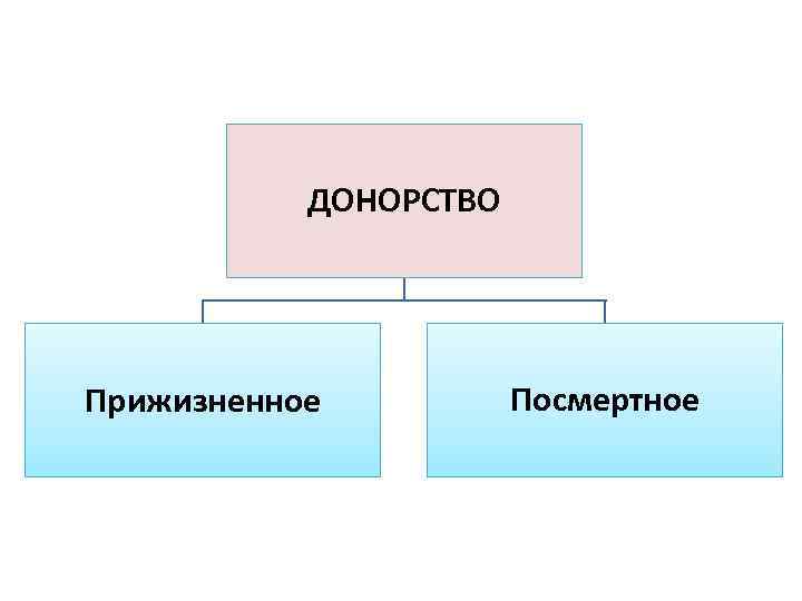 ДОНОРСТВО Прижизненное Посмертное 