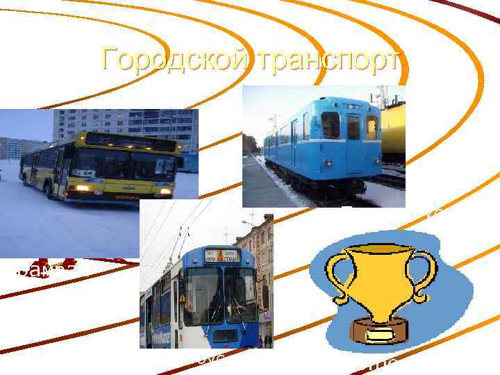 Городской транспорт Троллейбус Трамвай Автобус Метро 