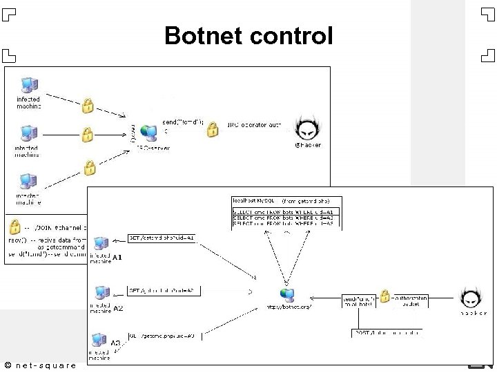 Botnet control © net-square 