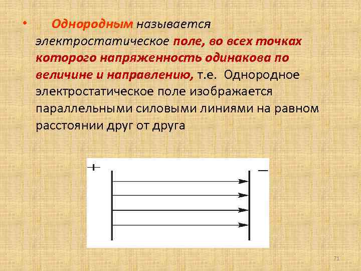 Направление т. Что такое электрическое поле какое поле называют однородным. Однородное электростатическое поле. Электростатическое поле называется однородным если. Однородным электрическим полем называют.